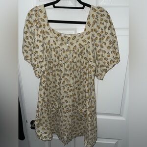 DOEN
HMD -- MEADOW DRESS -- YELLOW COTTAGE GARDEN